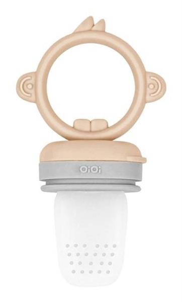 Oioi Meyve Sebze Alıştırıcı Püre Emziği Bubble Beige Powder Grey