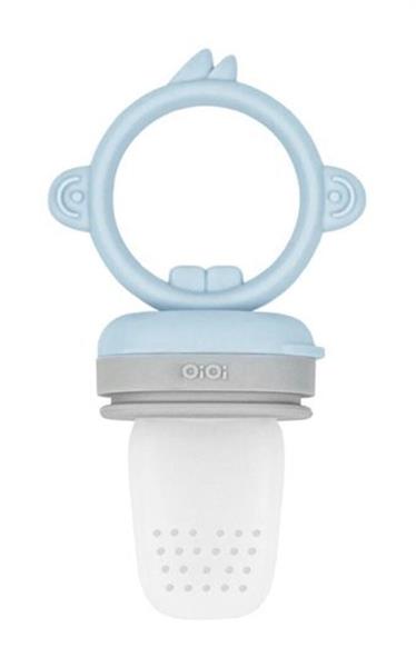 Oioi Silikon Püre Meyve Sebze Emziği Mineral Blue / Powder Grey