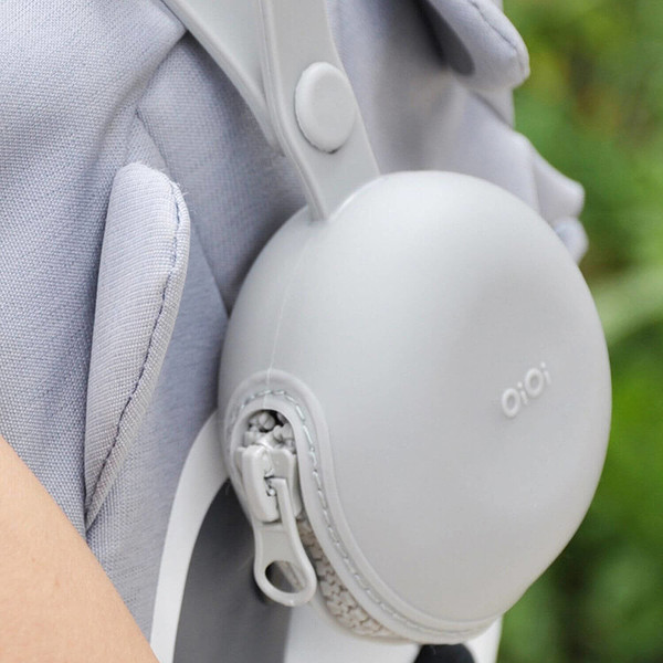 Oioi Pod Silikon Emzik Kutusu Powder Grey