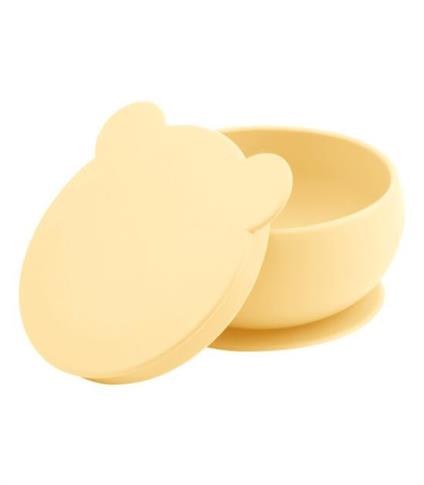 Oioi Silikon Kapaklı Kase Mellow Yellow