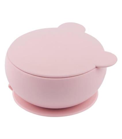 Oioi Silikon Kapaklı Kase Pinky Pink