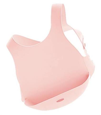 Oioi Silikon Mama Önlüğü Pembe