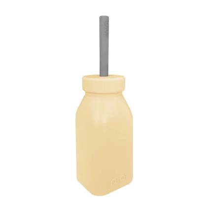 Oioi Şişe + Pipet 200 Ml Mellow Yellow / Powder Grey