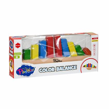 Ony-387 Ahşap Renkli Balans Oyunu -Onyıl