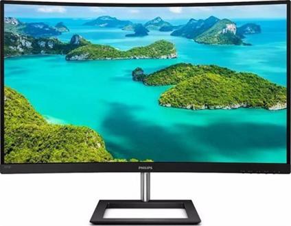 31.5 Phılıps 325E1C/00 4MS 75Mhz 1Xvga 1Xhdmı 1Xdp 2K Wqhd 2560X1440 Flıcker-Free Freesync Yükseklik Ayarı Curved Siyah