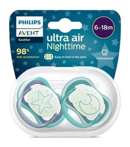 Philips Avent Ultra Air Gece Emzik 6-18 Ay Erkek