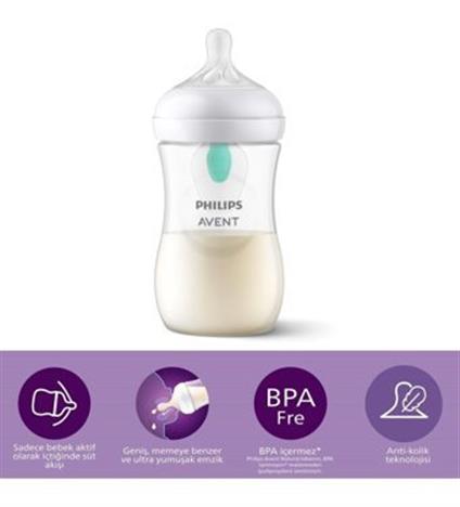 Philips Avent Natural Response Antikolik PP Biberon 260 Ml 1+ Ay