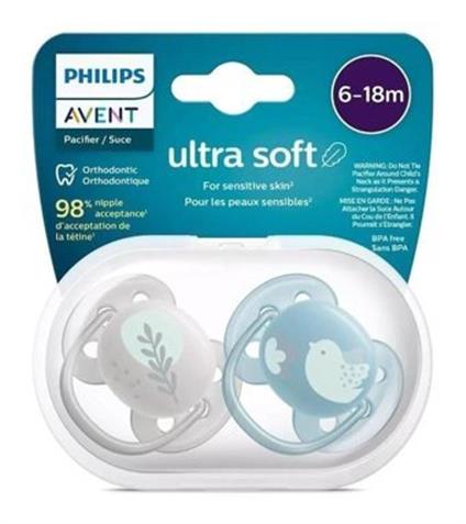 Philips Avent Ultra Yumuşak Emzik 6-18 Ay Erkek