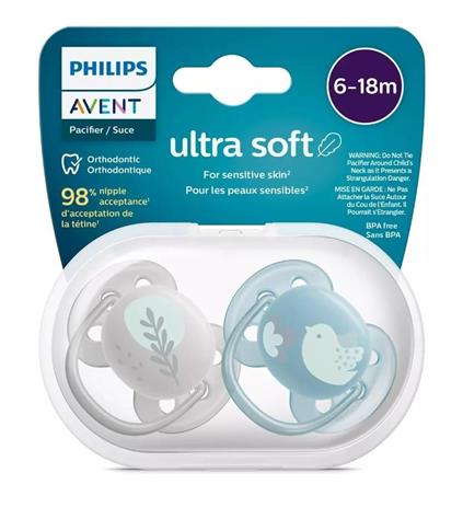 Philips Avent Ultra Yumuşak Emzik 6-18 Ay Erkek