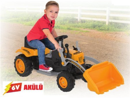 05 124 Excavator Pls-26 Traktör Kepçeli 6V Akülü