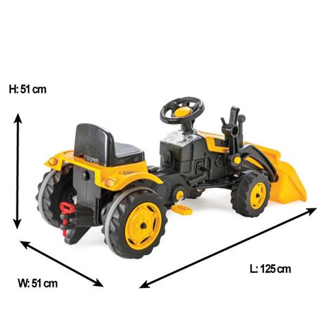 Pilsan Active Kepçeli Pedallı Traktör 07-315 Sarı