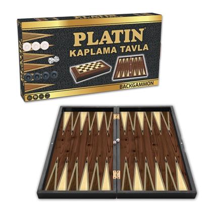 1020371 Platin Tavla (Büyük) ,Star Okey