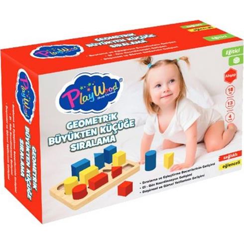 Playwood Geometrik Büyükten Küçüğe Sıralama 314