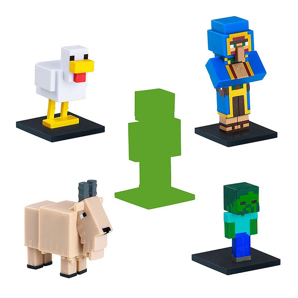 Pmı/MC2240 Minecraft 3D Toppeez 5Lİ Figür Seti Asorti