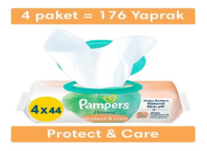 Prima Protect & Care Islak Havlu Mendil 4'Lü 176 Yaprak