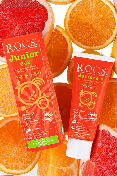 R.O.C.S. Junior Diş Macunu 6-12 Yaş 60 Ml Meyveli Gökkuşağı