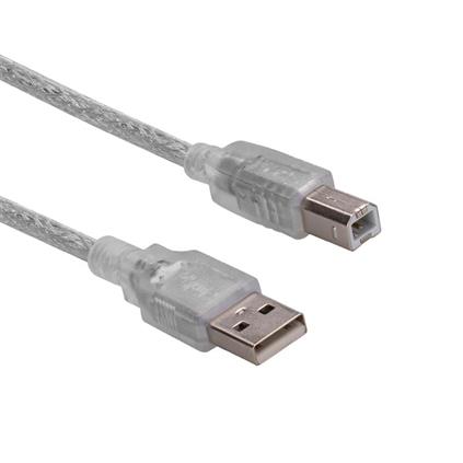 S-Lınk SL-U2015 1,5MT Usb 2.0 Şeffaf Yazıcı Kablosu