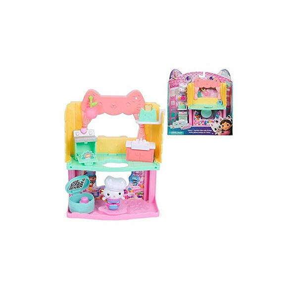 S00006727 Sun-Spm-Figür Set Gabby S Dollhouse Mutfak Set/Banyo Set 10Prç.2A.