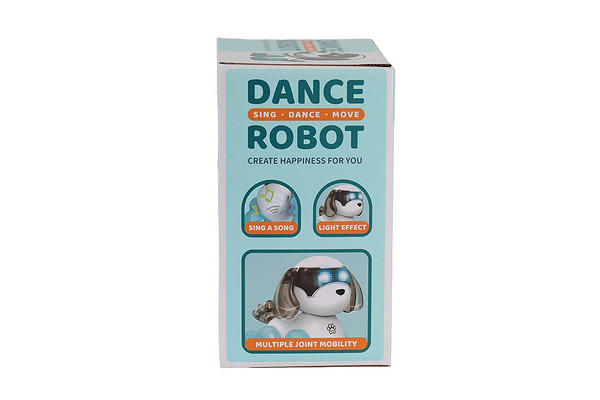 S01005107 -Sun-Rst-Robot Köpek Dans Müzik/Işık B/O 2R.