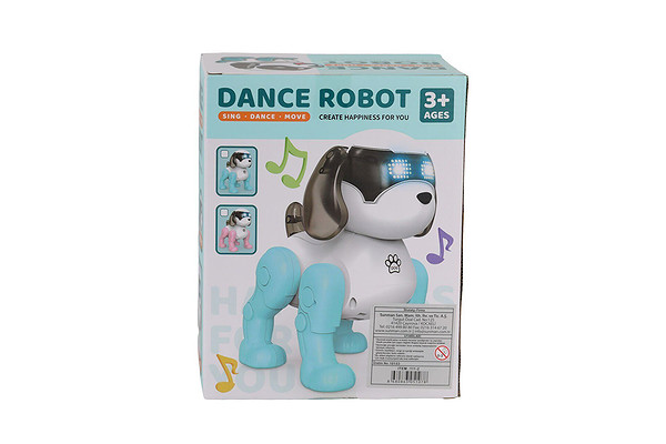 S01005107 -Sun-Rst-Robot Köpek Dans Müzik/Işık B/O 2R.