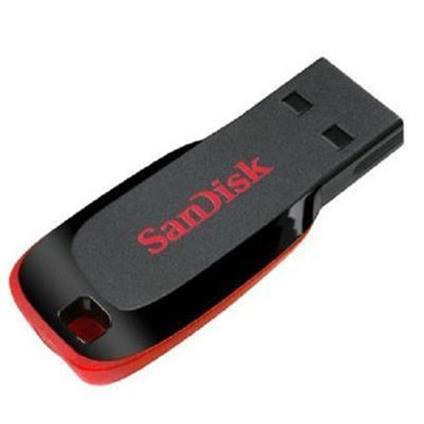 Sandisk Cruzer Blade Sdcz50-064G-B35 Şifreli Usb 2.0 Type A 64 GB Flash Bellek Kırmızı