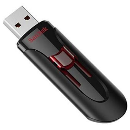 Sandisk Cruzer Glide Sdcz600-064G-G35 Şifreli Usb 3.0 Type A 64 GB Flash Bellek Siyah