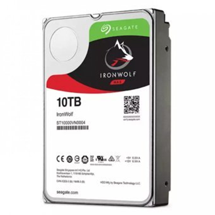 10 TB Seagate 3.5 Ironwolf Sata3 7200Rpm 256MB ST10000VN000 (3 Yıl Resmı Dıst Garantılı)