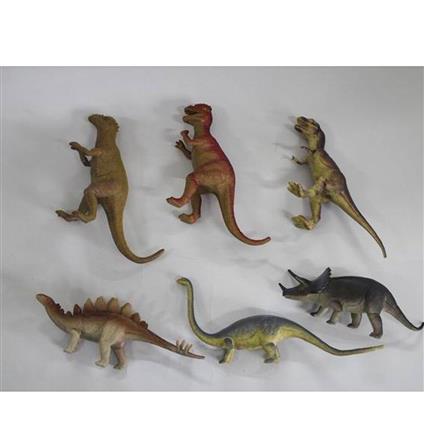 SH-9001-Vardem Poşetli 6Pcs 8 İnch  Çiftlik Hayvan Ve Dinozor Set