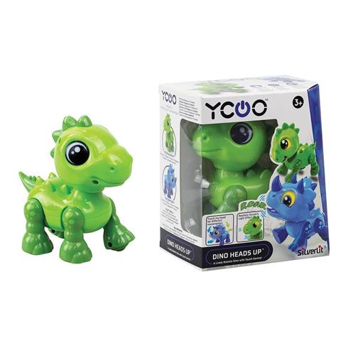 Sıl 88592 Silverlit Sesli Ve Işıklı Elektronik Robot Dino Heads Up -Necotoys