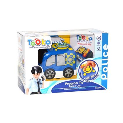 Sıl/81471 Silverlit Tooko Programlanabilen Polis Aracı Oyun Seti