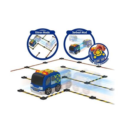 Sıl/81471 Silverlit Tooko Programlanabilen Polis Aracı Oyun Seti