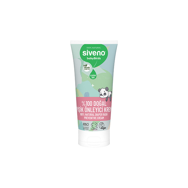Siveno %100 Doğal Bebek Pişik Önleyici Jel Krem 50 Ml
