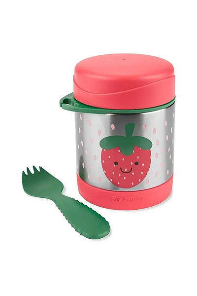 Skip Hop Zoo Paslanmaz Çelik Termos 325 Ml Çilek