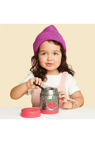 Skip Hop Zoo Paslanmaz Çelik Termos 325 Ml Çilek