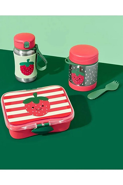 Skip Hop Zoo Paslanmaz Çelik Termos 325 Ml Çilek