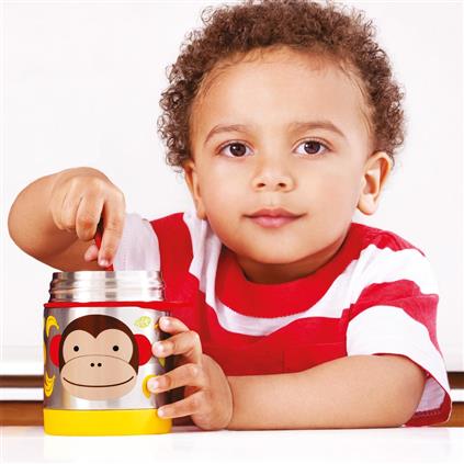Skip Hop Zoo Paslanmaz Çelik Termos 325 Ml Maymun