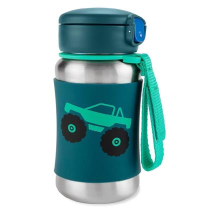 Skip Hop Zoo Pipetli Paslanmaz Çelik Suluk 350 Ml Kamyon