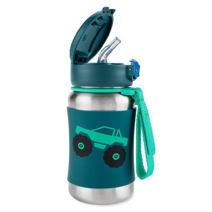 Skip Hop Zoo Pipetli Paslanmaz Çelik Suluk 350 Ml Kamyon