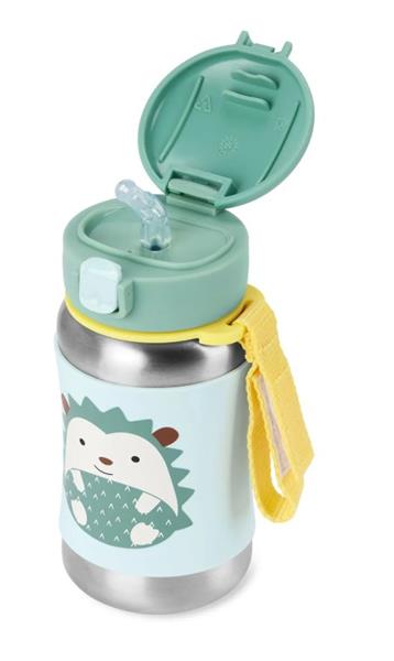 Skip Hop Zoo Pipetli Paslanmaz Çelik Suluk 350 Ml Kirpi