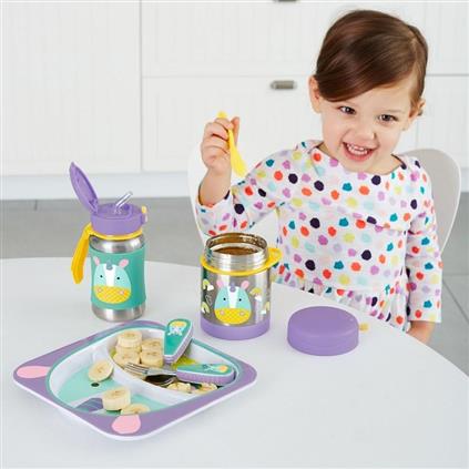 Skip Hop Zoo Pipetli Paslanmaz Çelik Suluk 350 Ml Unicorn