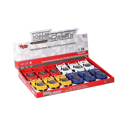 SR-1310-11-12-13 Çek Bırak Işıklı Ve Müzikli Spor Araba 1:36 -Vardem