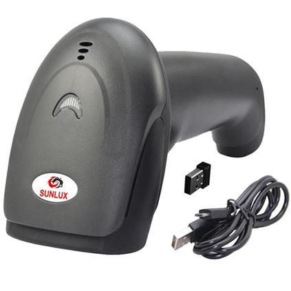 Sunlux XL-9309B 1D Lazer Kablosuz Bluetooth Barkod Okuyucu