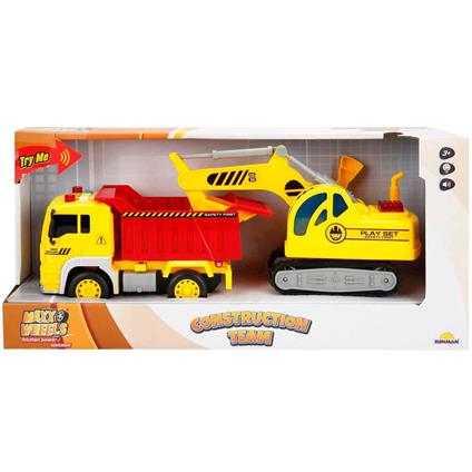 Sunman Oyuncak Maxx Wheels Sesli Ve Işıklı İnşaat Oyun Seti Sarı S3914199923N1
