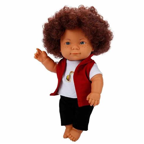30151 Sunman, Curly Kıvırcık Saçlı Bebek 35 Cm