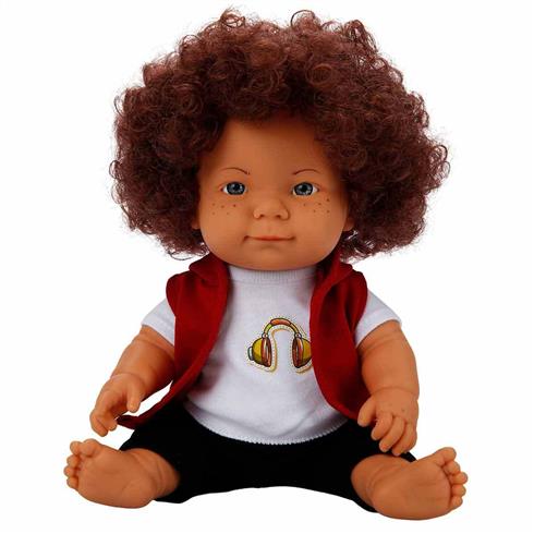 30151 Sunman, Curly Kıvırcık Saçlı Bebek 35 Cm