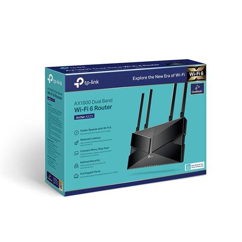 TP-Lınk Archer AX23 AX1800 WI-FI6 5 Port Gıgabıt 2.4/5Ghz Dualband Router