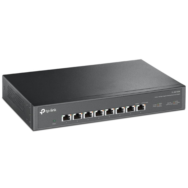 TP-Lınk TL-SX1008 8 Port 10Gıgabıt Metal Kasa Yönetilemez Rackmount Swıtch