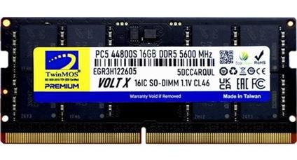 16 GB Ddr5 5600Mhz Twınmos NB Tmd516gb5600s46