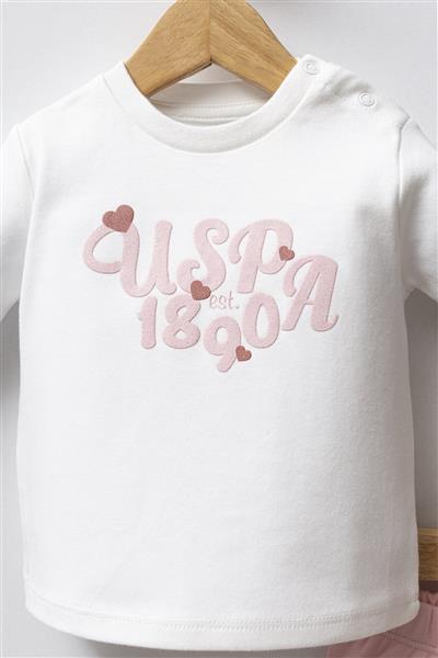 U.S. Polo Assn 3'Lü Takım Usb2712 Açık Pembe