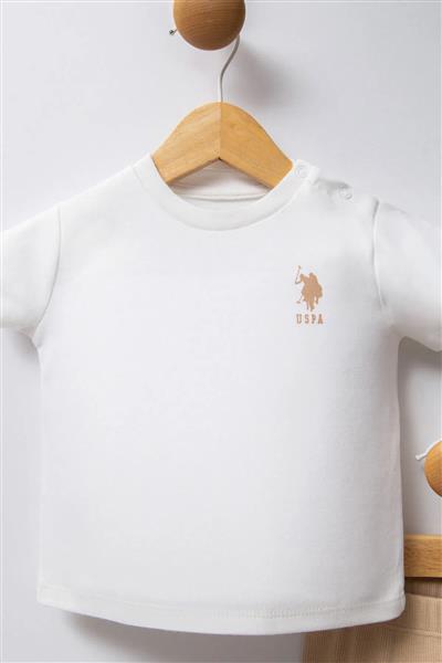 U.S Polo Bebek 3'Lü Takım Usb2382 Beyaz